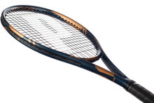 Prince Tennisschläger Warrior 100in/265g/Jugend/Freizeit blaugrau/bronzebraun - besaitet -